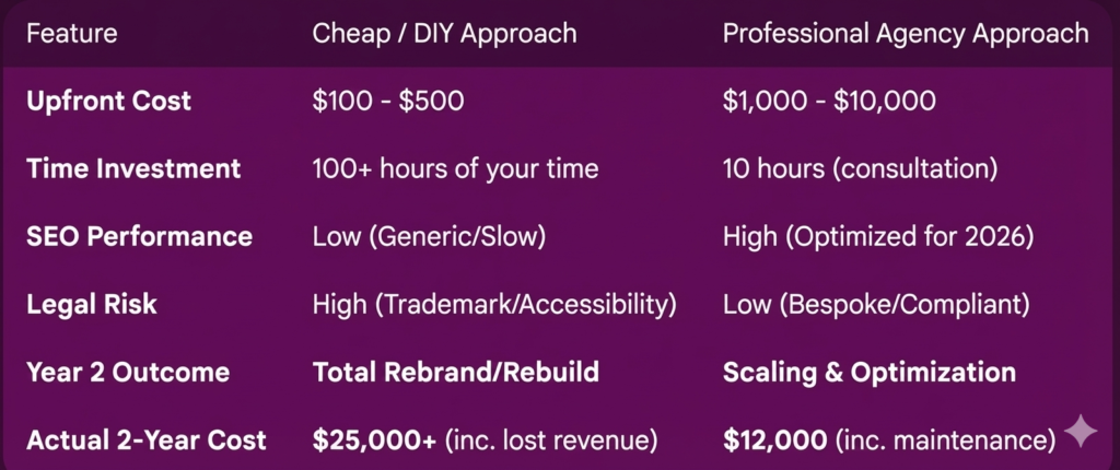 Cost Comparison: The First 2 Years